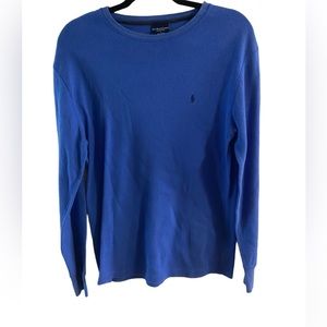 Polo Ralph Lauren 2PACK Grey and Blue Sleepwear Long Sleeve Tops